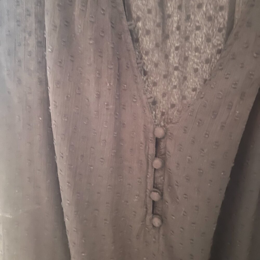 Abercrombie Black Blouse Bodysuit - Picture 2 of 2